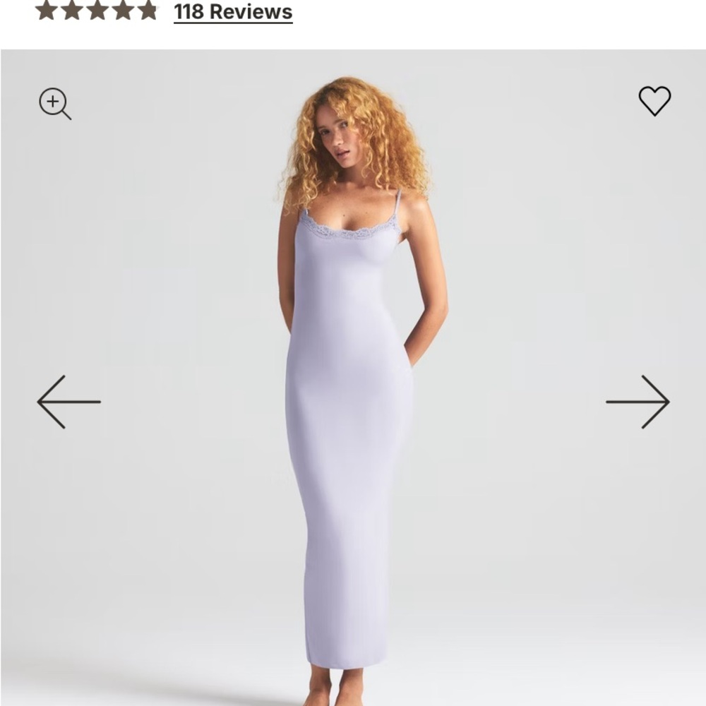SKIMS Lavender Maxi Dress